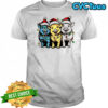 Cute pigs Santa hat Merry Christmas 2025 shirt