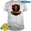 Cut’n wood sports podcast logo shirt