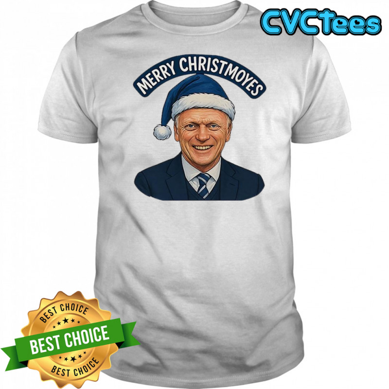 David Moyes Everton FC Merry Christmoyes Christmas shirt