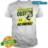 Donald Duck University Oregon Ducks mascot go ducks graphic shirt