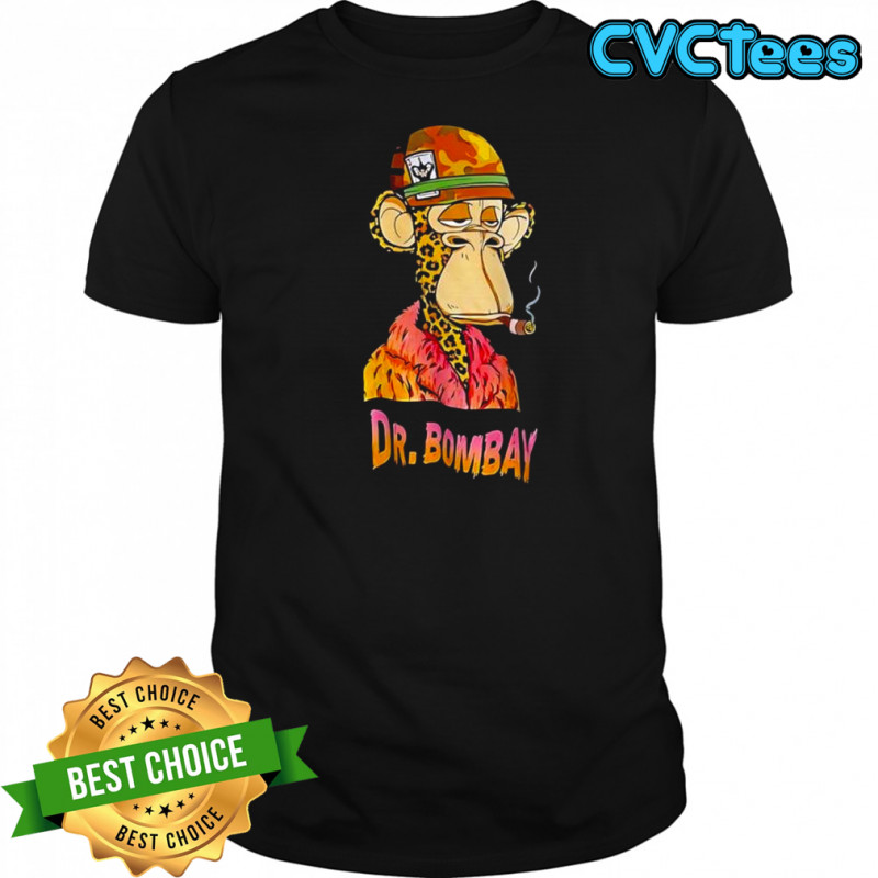 Dr Bombay Snoop Dogg Monkey smoking shirt