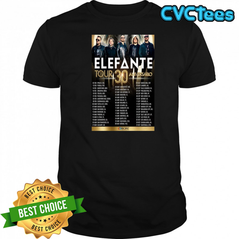 Elefante Tour 30 Aniversary Shirt