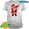 Family Xmas Dabbing Santa Christmas Lights Snow shirt