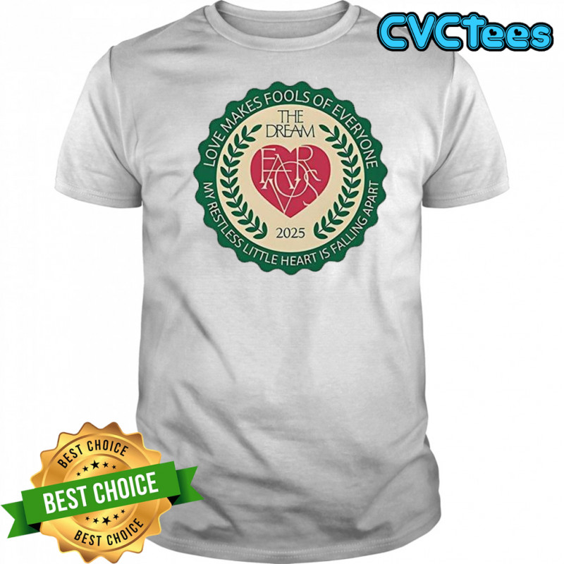 Favors the dream 2025 logo shirt
