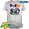 FedEx Express x Stitch Merry Christmas Shirt