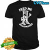 Feed Me Billionaires guillotine illustration shirt
