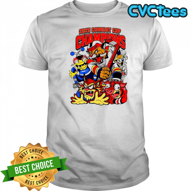 Florida Panthers 2025 Coinslot Cup Champions shirt