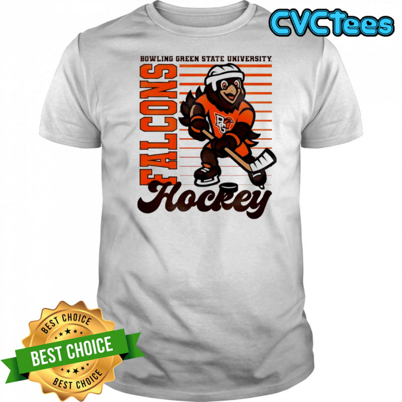 Freddy Falcon Hockey Bowling Green State University mascot shirt