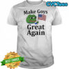 Frog make goys great again USA flag shirt