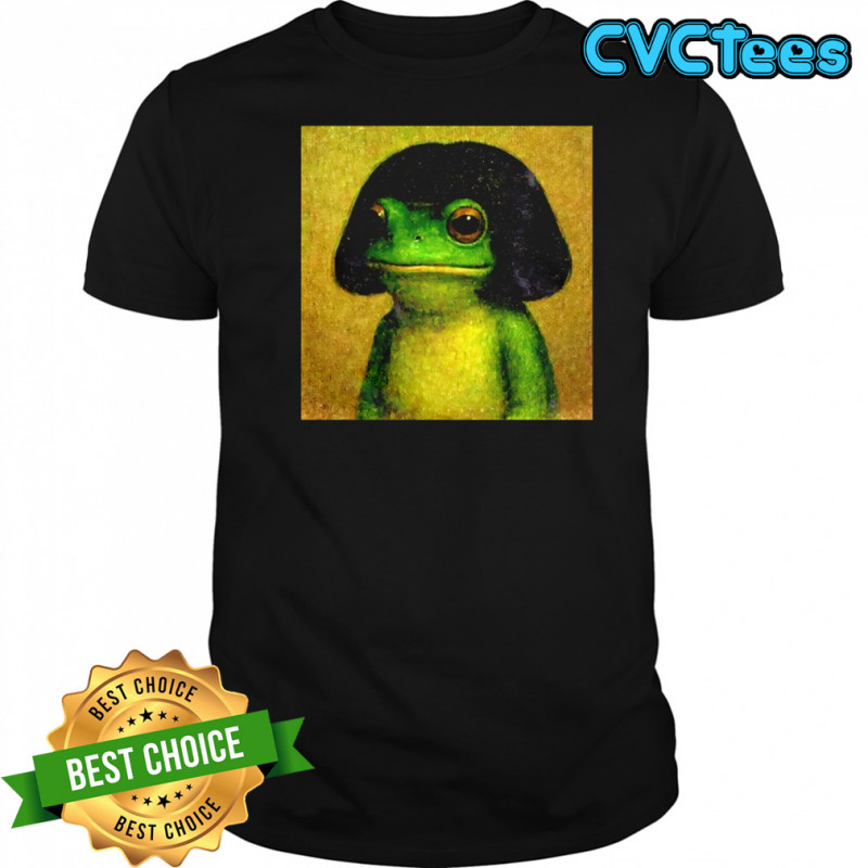 Frog with Bob Haircut Meme shirt