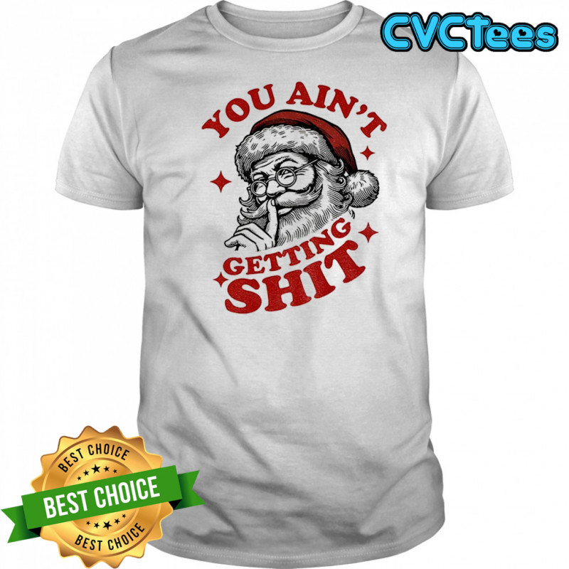 Funny Retro Santa I Saw That Xmas shirt