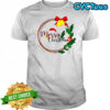 Girls Merry Christmas Wreath shirt