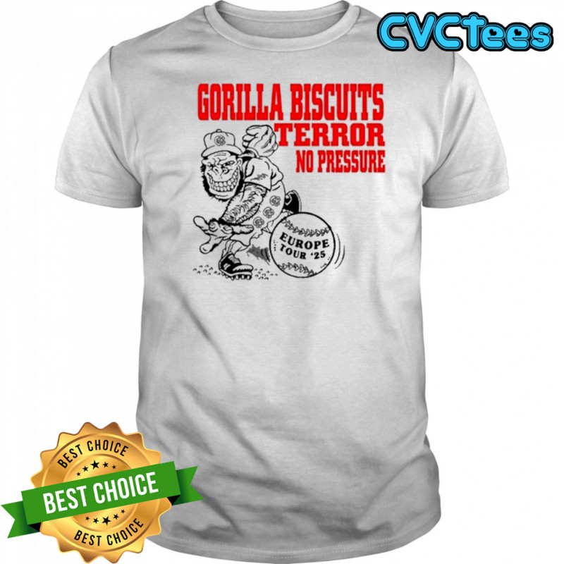 Gorilla Biscuits And Terror Announce European Tour 2025 T-shirt