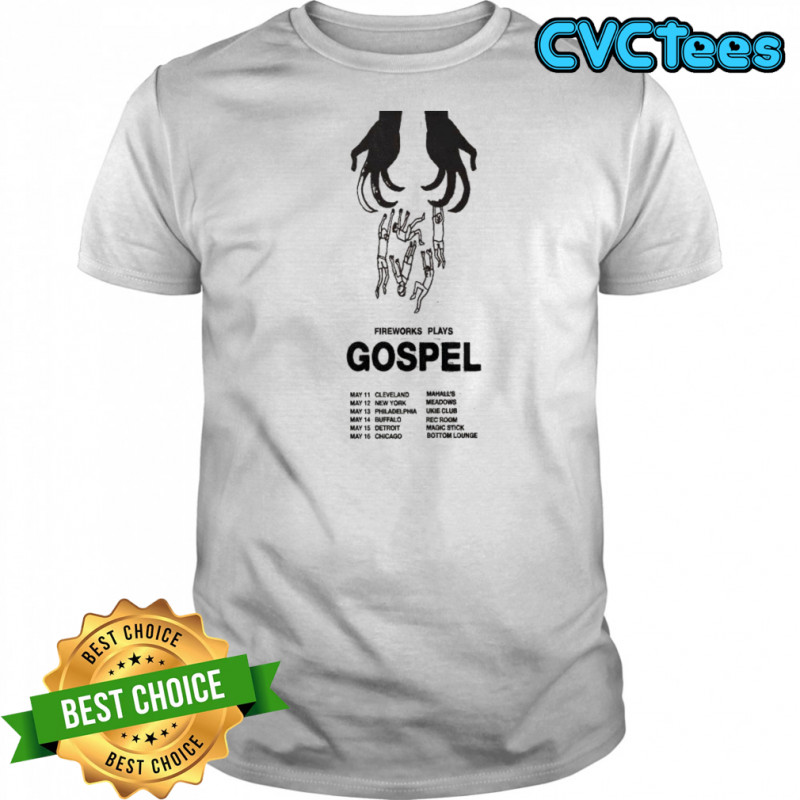 Gospel Fireworks Play 2026 Tour Hands T-shirt