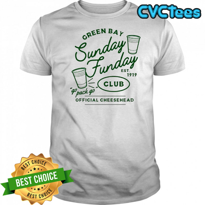 Green Bay Sunday Funday Club Shirt