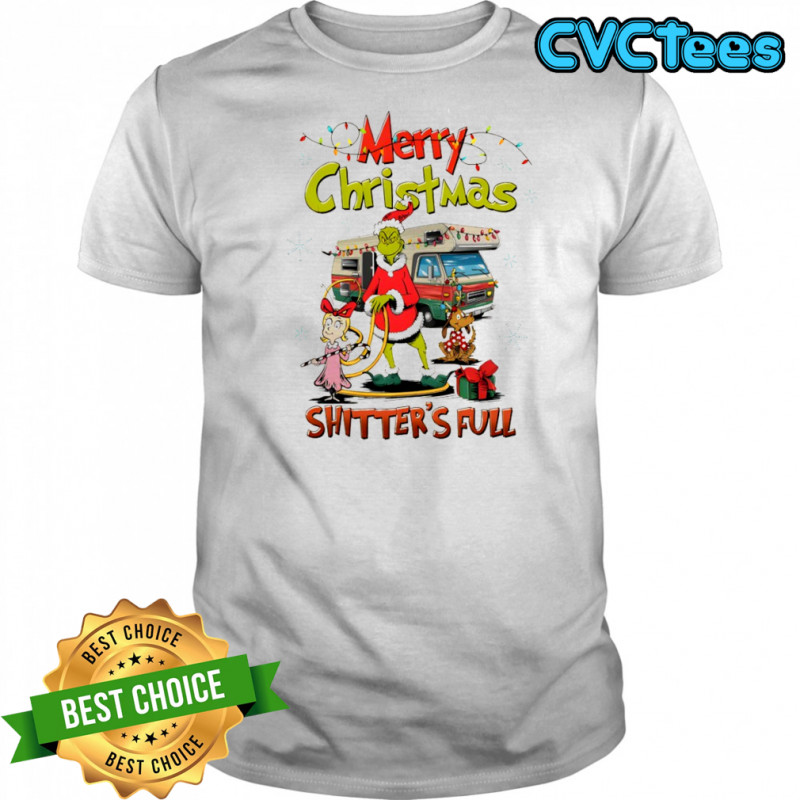 Grinch and Max Merry Christmas Shitter’s Full shirt