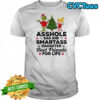 Grinch Christmas tree asshole dad and smartass daughter best friends for life shirt