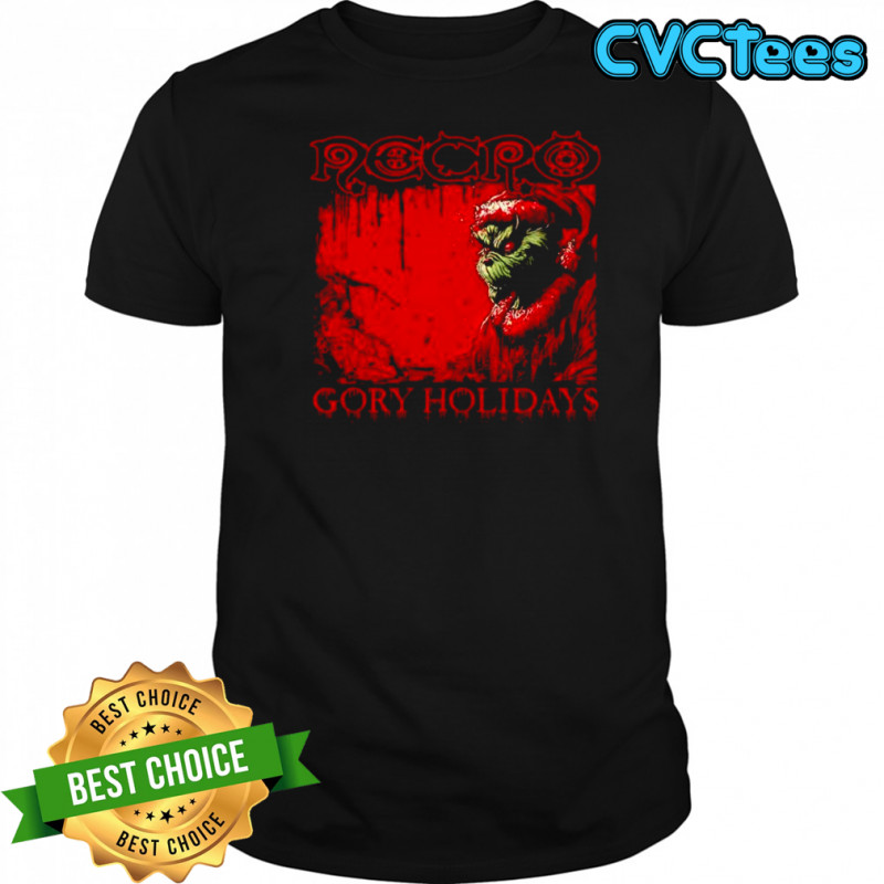 Grinch Necro Gory Holiday shirt