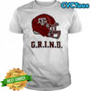 G.R.I.N.D Texas A&M Aggies football helmet shirt