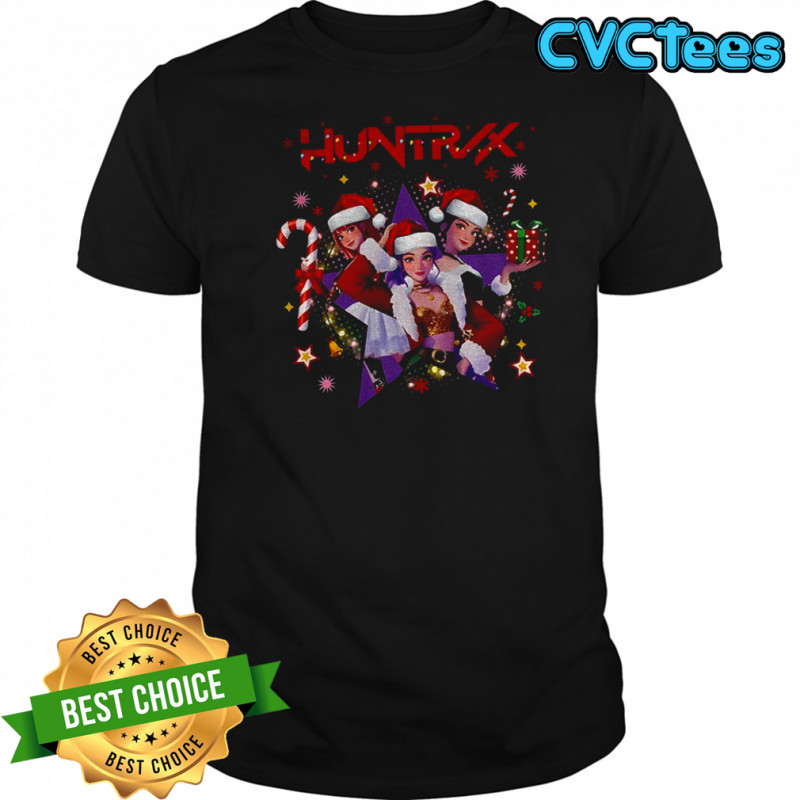 Huntrix Kpop Demon Hunter Merry Xmas 2025 graphic shirt