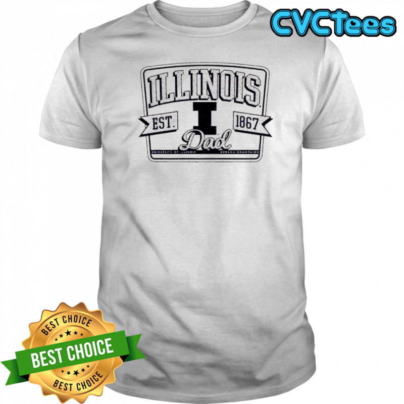 Illinois Dad Shirt Orange 1867 shirt