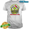 I’m Fine This is Fine Everything’s Fine Christmas lights Grinch Santa shirt