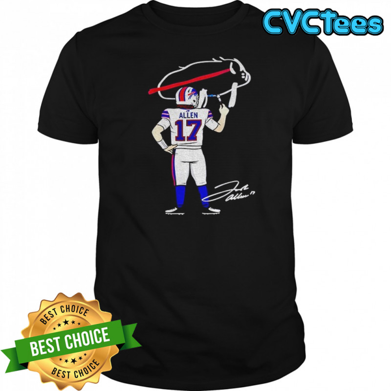 Josh Allen painting Buffalo meme Buffalo Bills NFL Football 2025 signature shirt