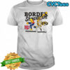 KU Jayhawks vs Mizzou Tigers basketball Border Showdown mascot shirt
