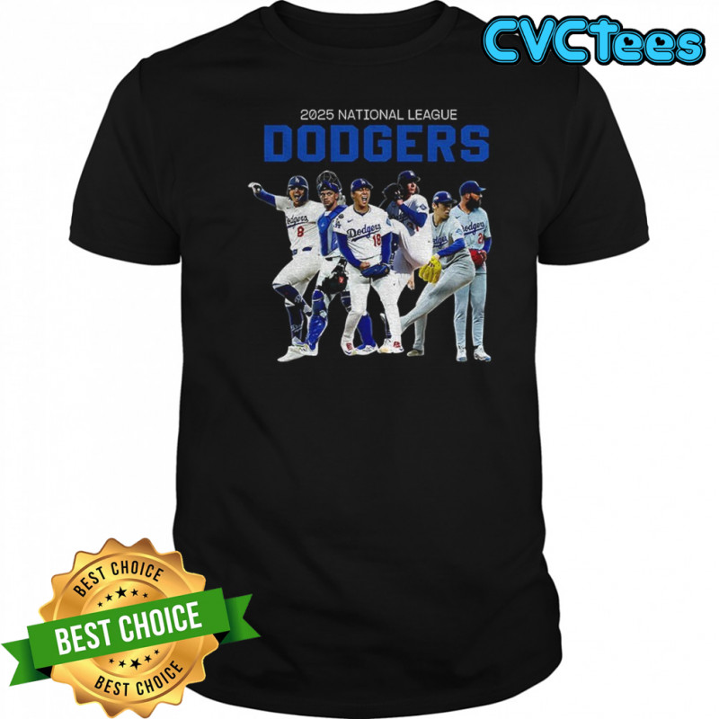 Los Angeles Dodgers 2025 National League World Series MLB Champions players shirt