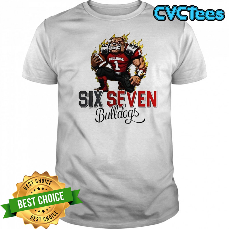 Mascot Six Seven Georgia Bulldogs football shirt
