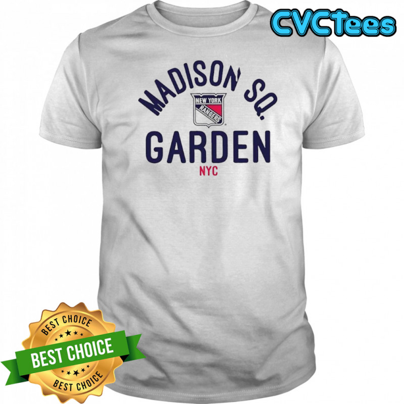 New York Rangers Madison Square Garden NYC logo shirt