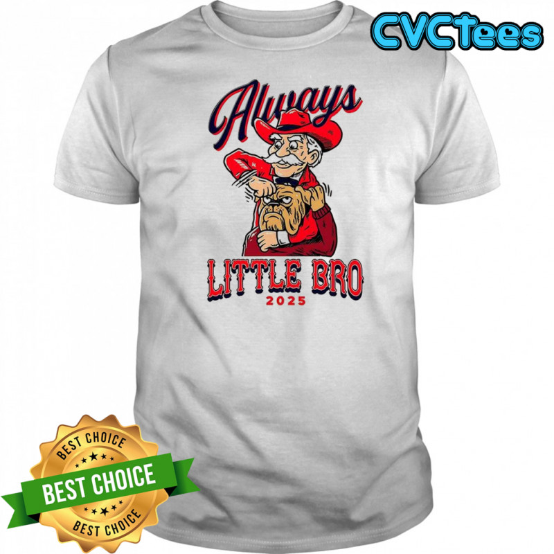 Ole Miss Rebels vs Georgia Bulldogs always little bro 2025 shirt