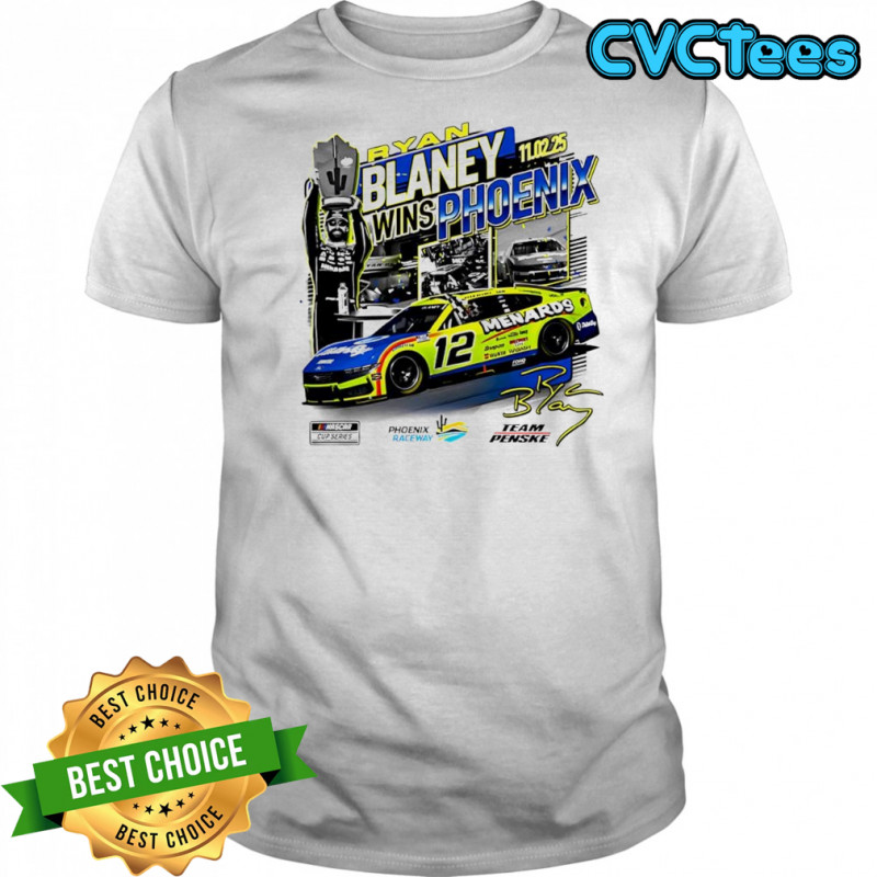 Ryan Blaney Checkered Flag Sports 2025 NASCAR Cup Series Championship Race Winner shirt
