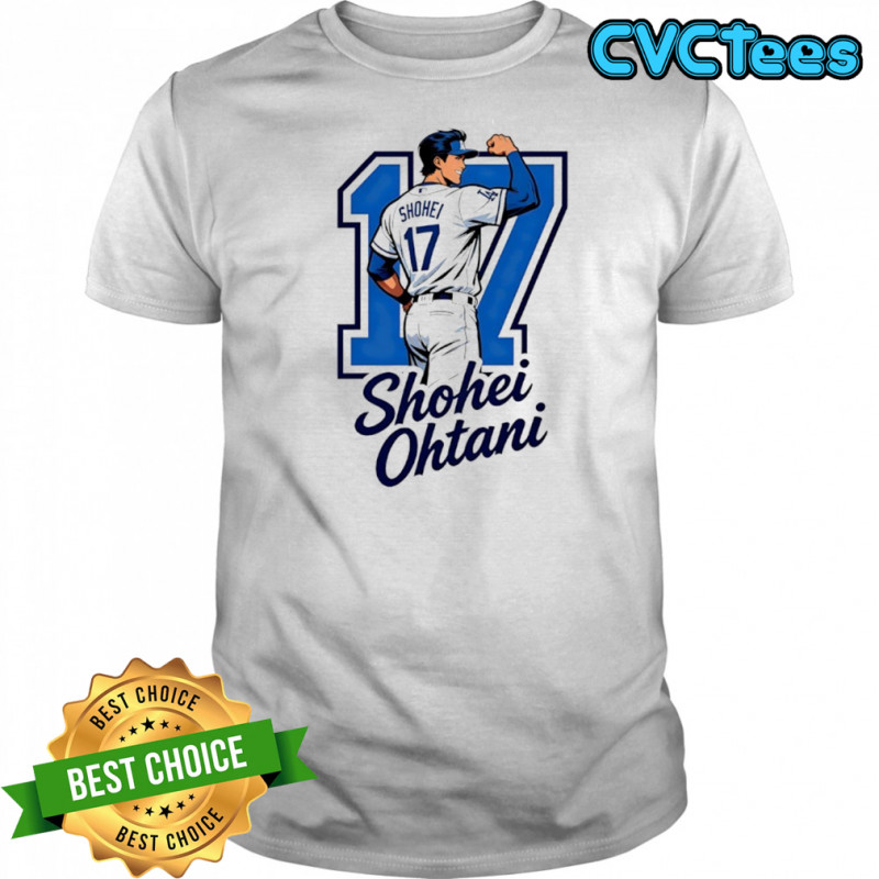 Shohei Ohtani 17 Los Angeles Dodgers baseball shirt