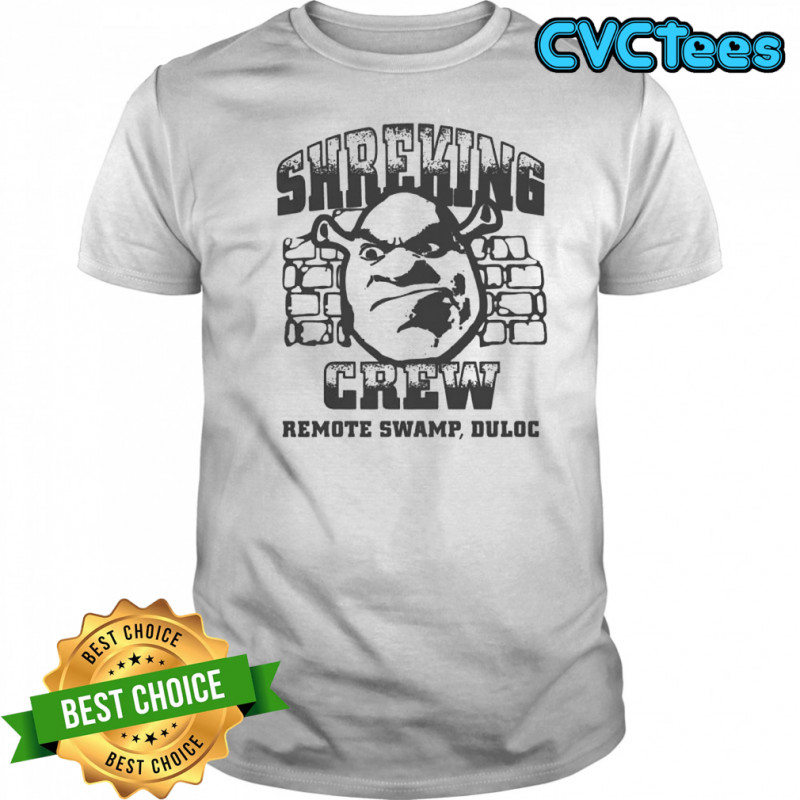 Shrek Shreking Crew Remote Swamp Duloc shirt