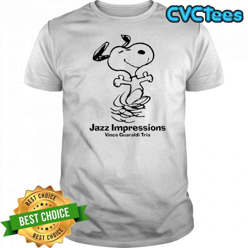 Snoopy Jazz Impression vince guaraldi shirt