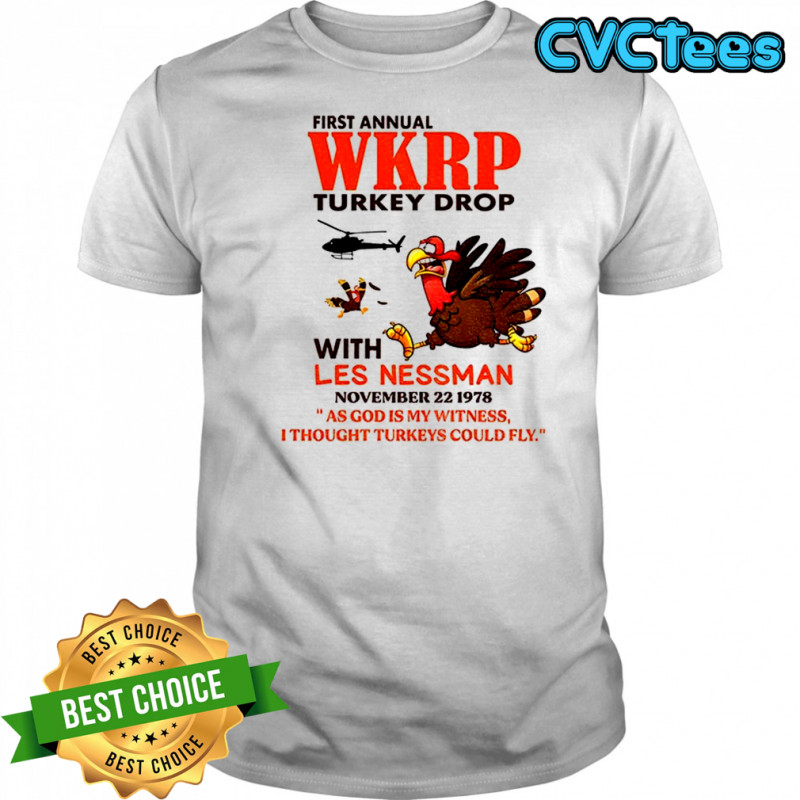Vintage WKRP Turkey Drop first annual with less nessman