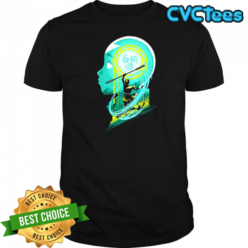 Aang Avatar the last Airbender rise of airbender silhouette shirt