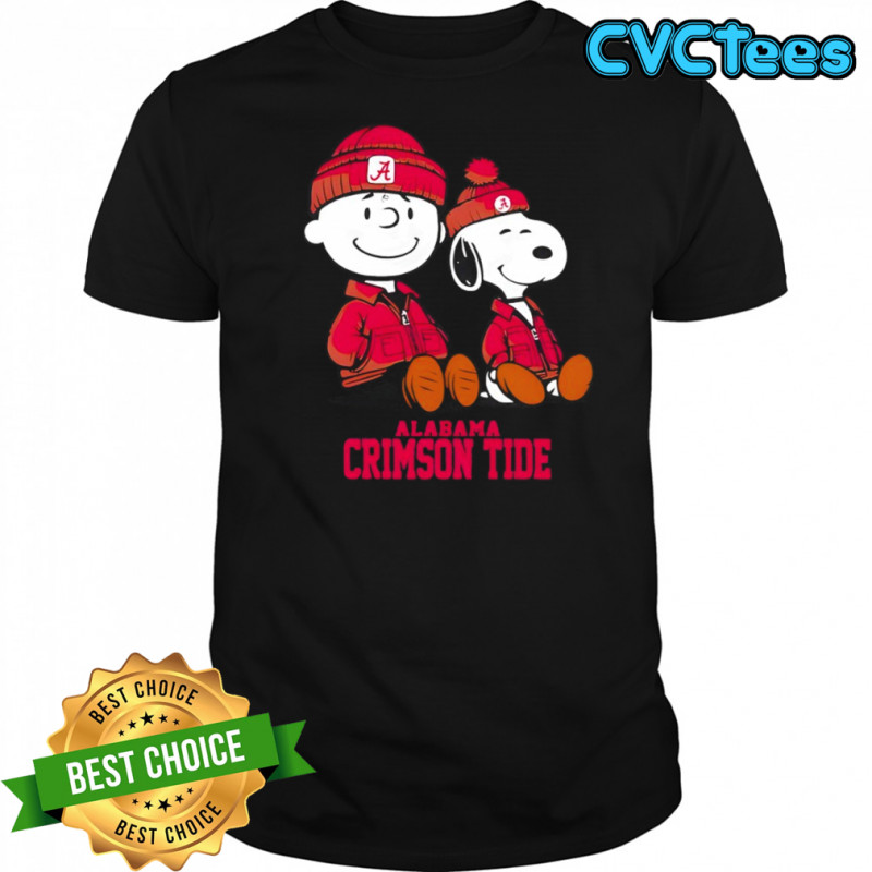 Alabama Crimson x Snoopy and Charlie Brown shirt