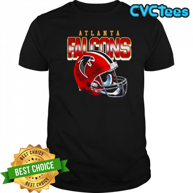 Atlanta Falcons Gradient Helmet Shirt