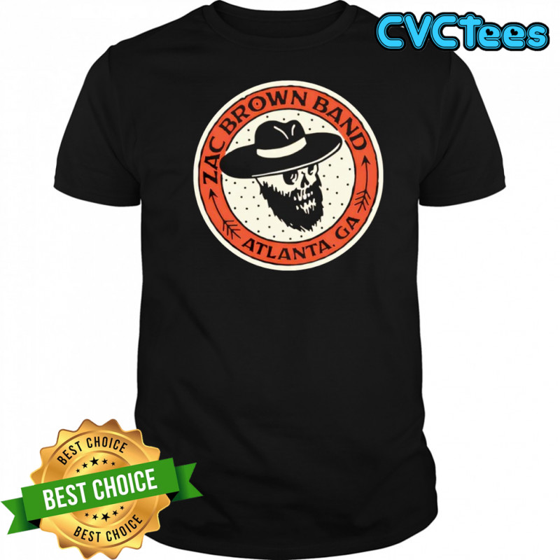 Atlanta Skull Zac Brown Band shirt