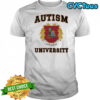 Autism University coat of arms shirt