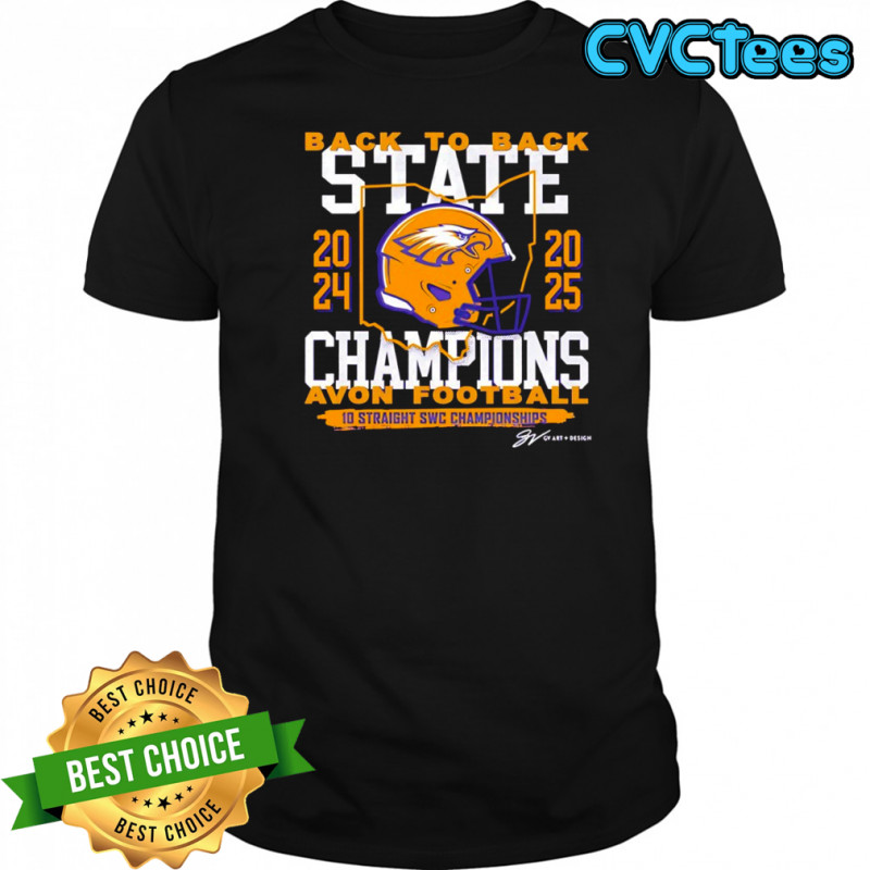 Avon Eagles back to back 10 straight swc championships shirt