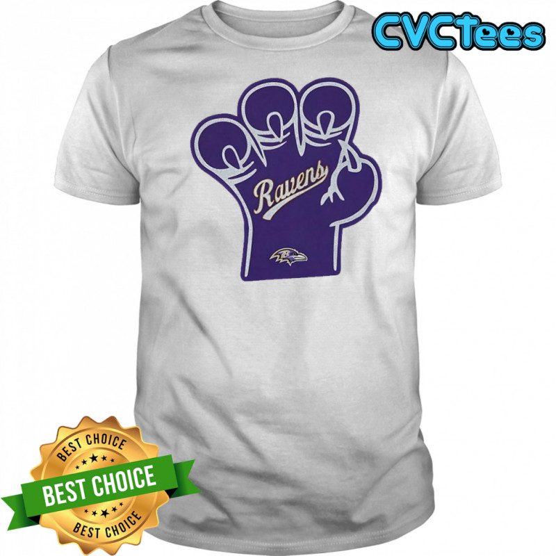 Baltimore Ravens football foam claw shirt