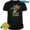 Beautiful girl riding crocodile Howdy Foolish Mortals shirt