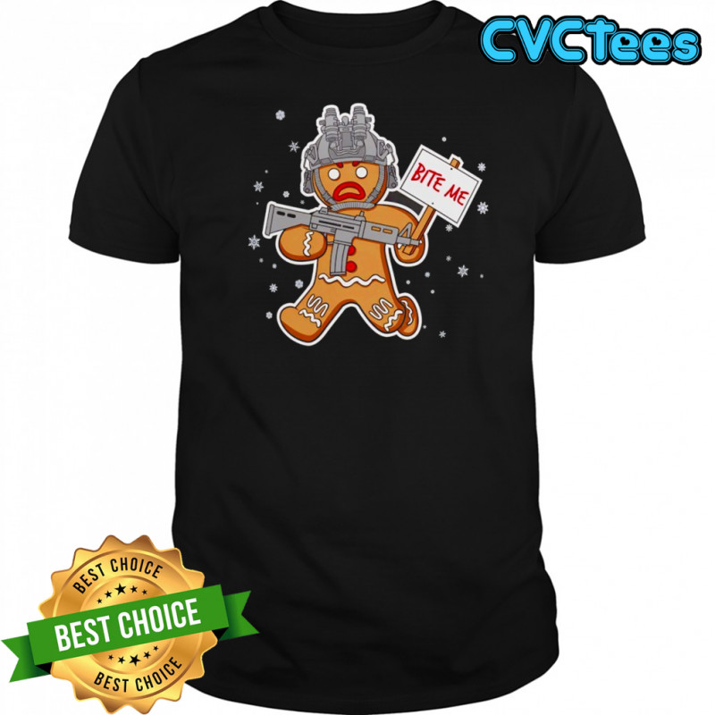 Bite me Hostile Gingerbread shirt