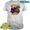 Blazing Time Machine Back to the Future Doc brown’s retro shirt