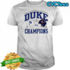 Blue Devil vs Cavaliers Duke 2025 ACC Football Champs Score shirt