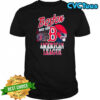 Boston Red Sox MLB American national league logo ball retro shirt