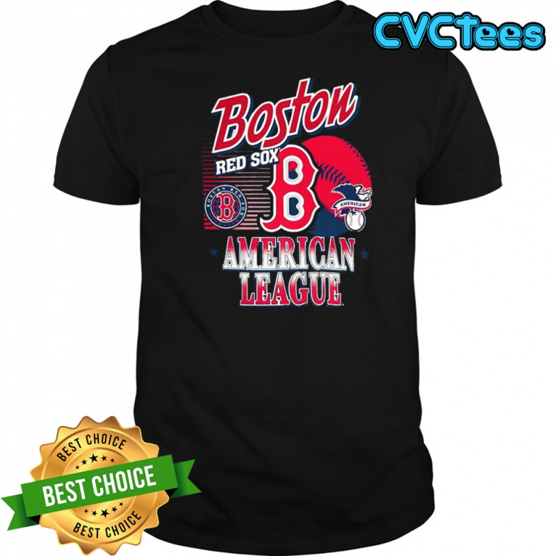 Boston Red Sox MLB American national league logo ball retro shirt